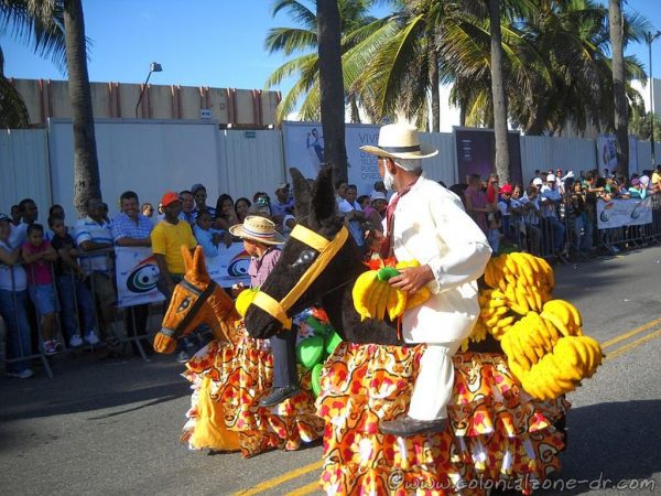 Carnival characters depicting the culture of the Dominican Republic